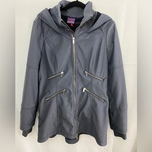 Zella Gray Softshell Jacket Large